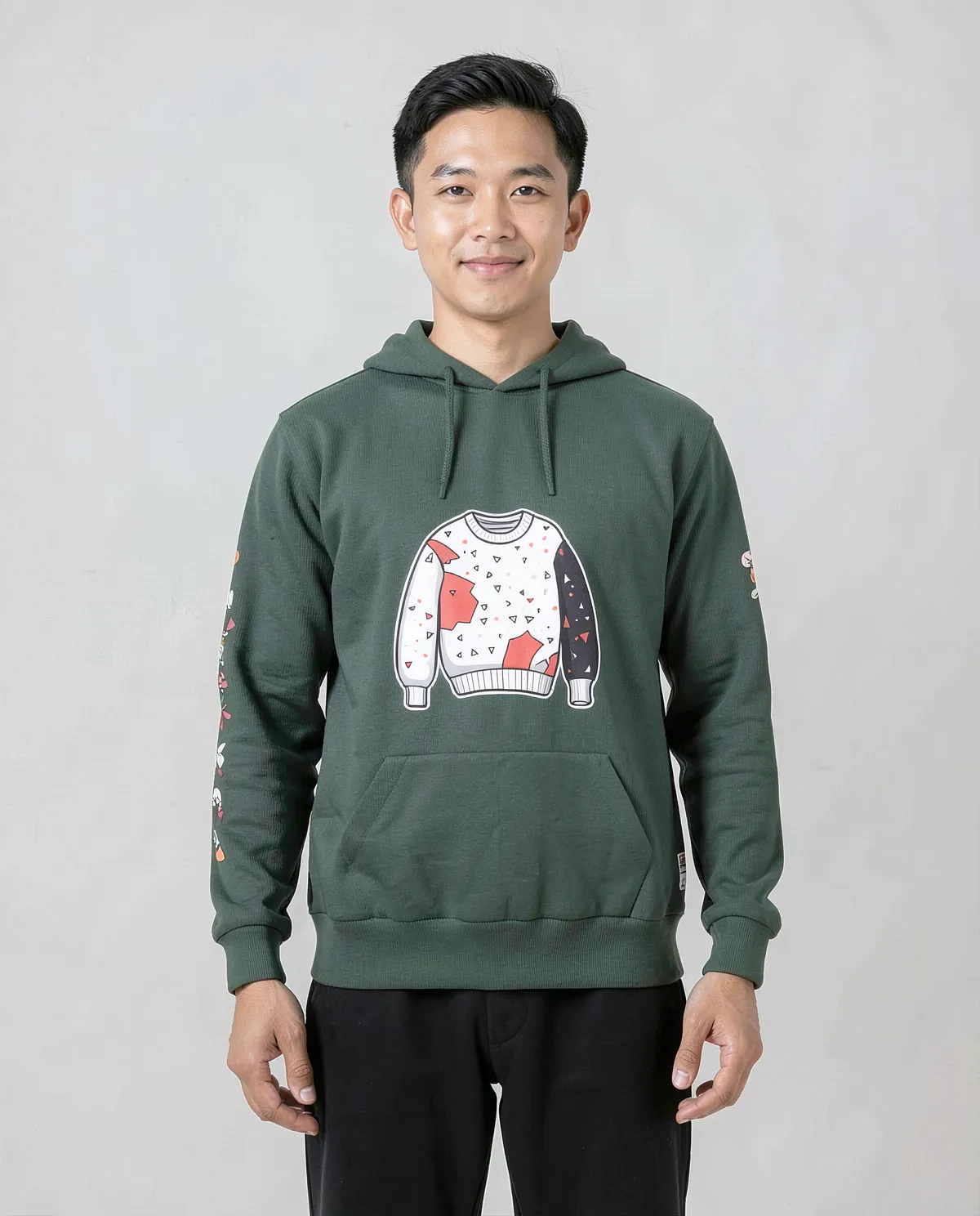 Vibrant Green Unisex Organic Cotton Sweatshirt – Soft, Eco-Friendly Comfort 0