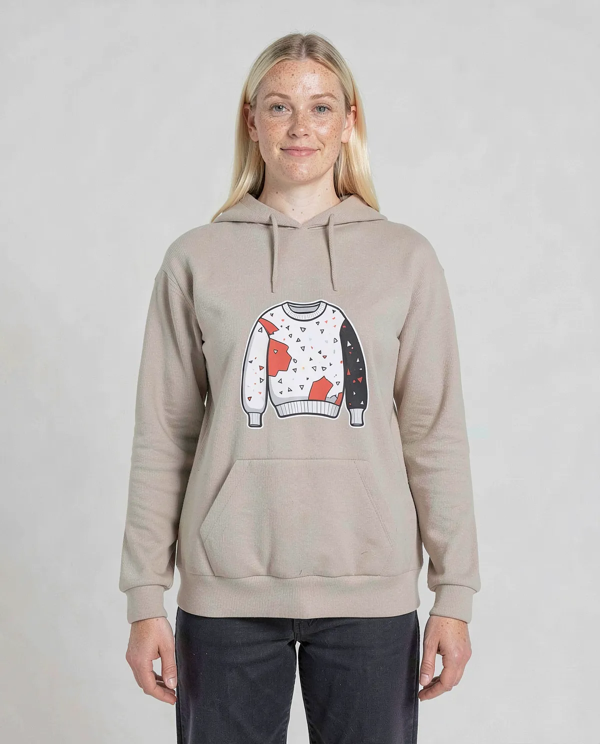 Cream Unisex Sweatshirt – Soft Organic Cotton Comfort 0