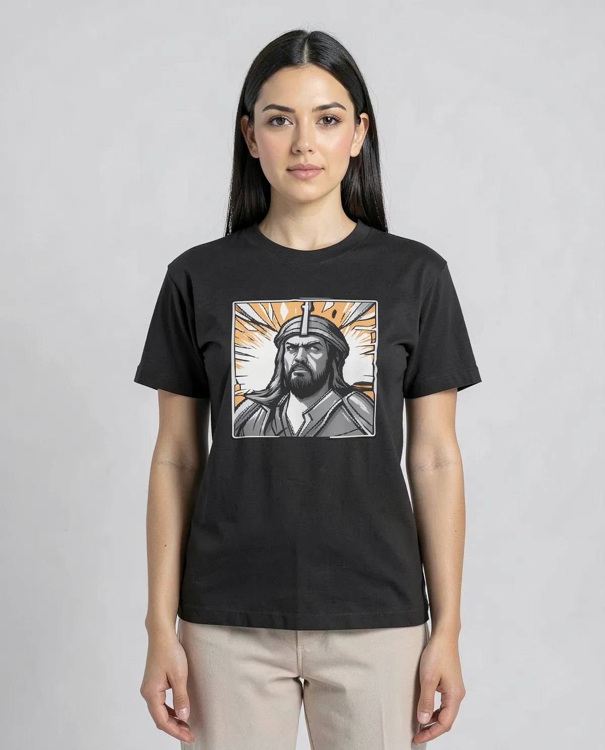 Black Organic Cotton Unisex T-Shirt, Modern Fit 0