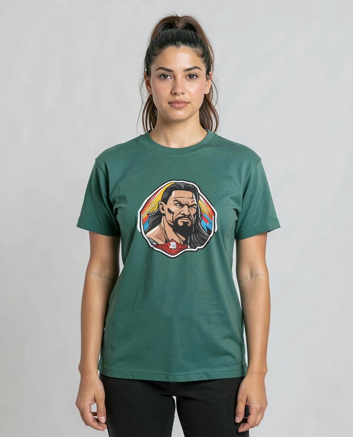 Green Organic Cotton T-Shirt, Modern Fit, Eco Sustainable 0