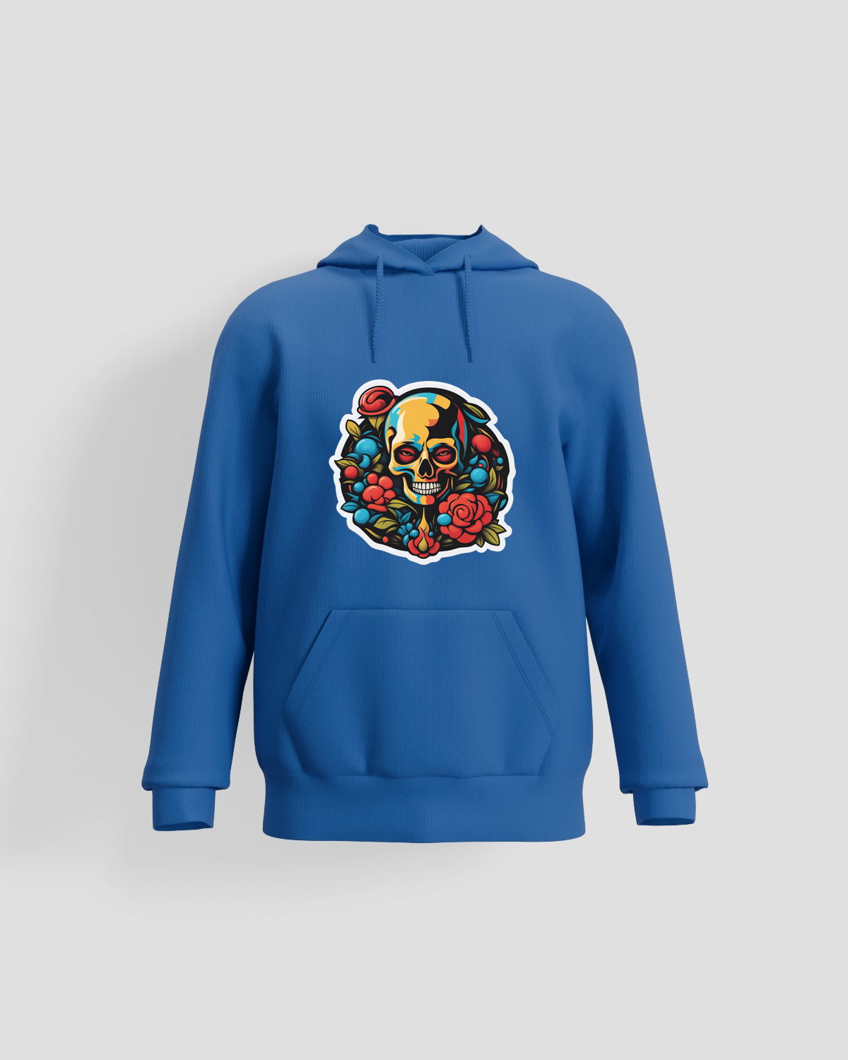 Blue Unisex Organic Cotton Sweatshirt – Soft Eco Comfort 59