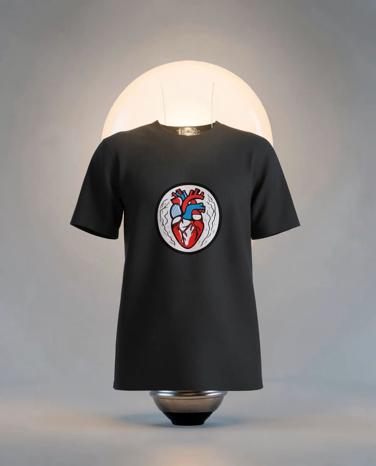 Black Eco‑Sustainable T-Shirt with Minimalist Design 59