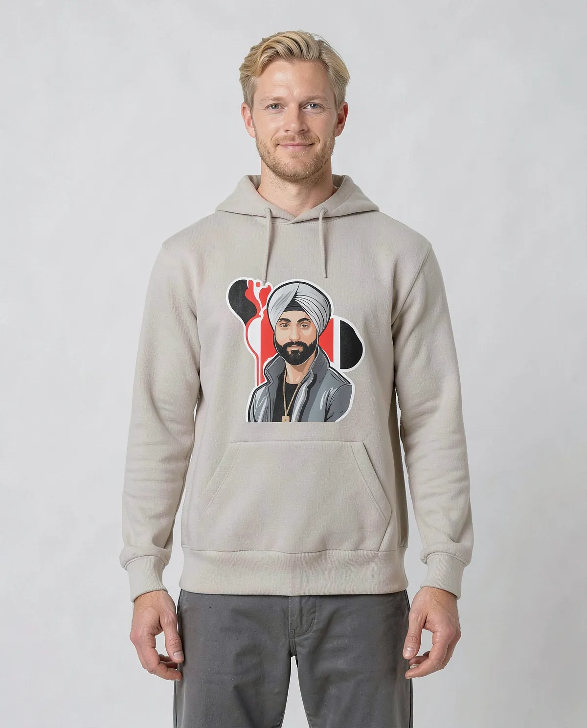 Cream Unisex Organic Cotton Sweatshirt Soft & Sustainable 0