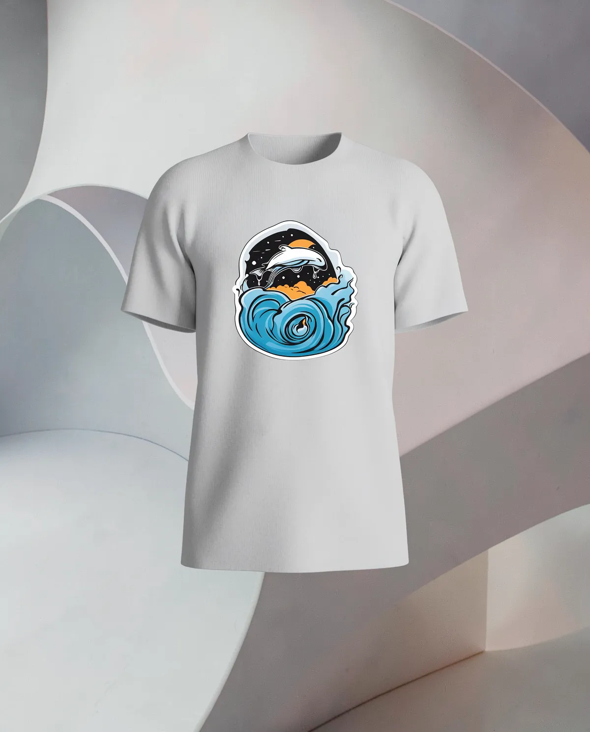 White Organic Cotton T-Shirt with Modern Fit 59