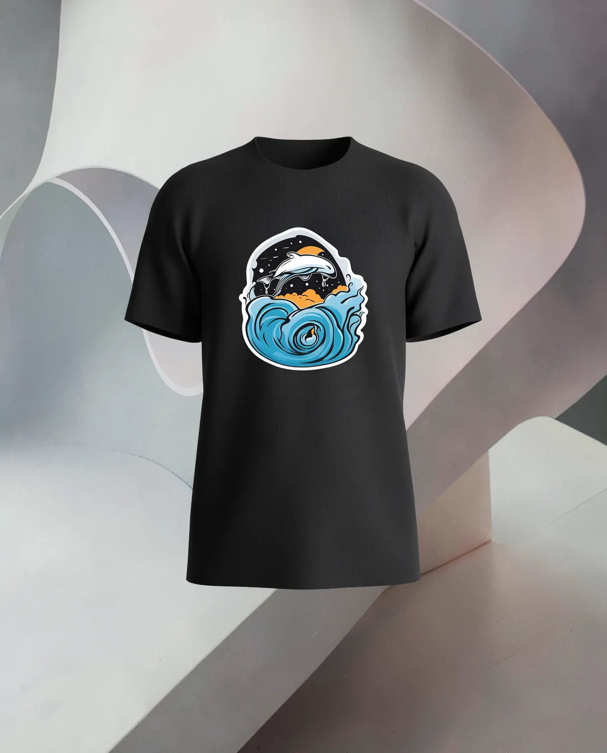 Black 100% Organic Cotton Unisex T‑Shirt 59