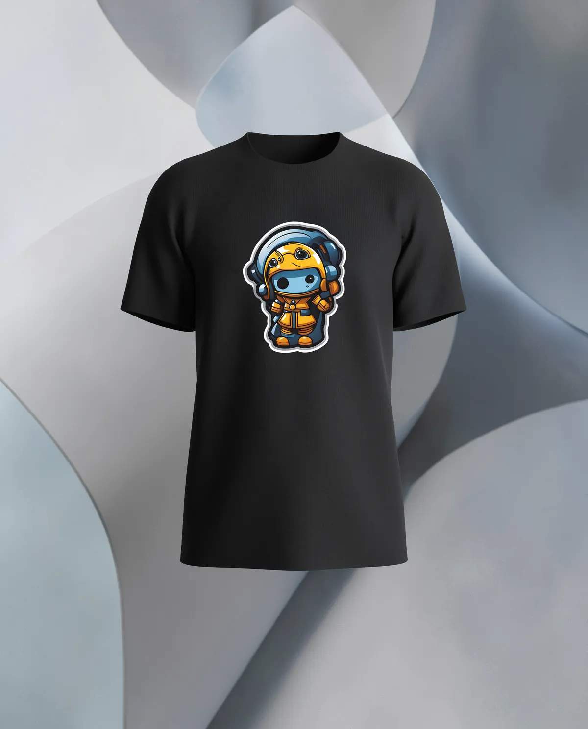 Black Unisex Organic Cotton T-Shirt 59