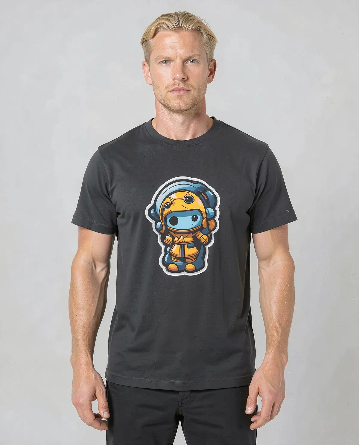 Black Unisex Organic Cotton T-Shirt 0