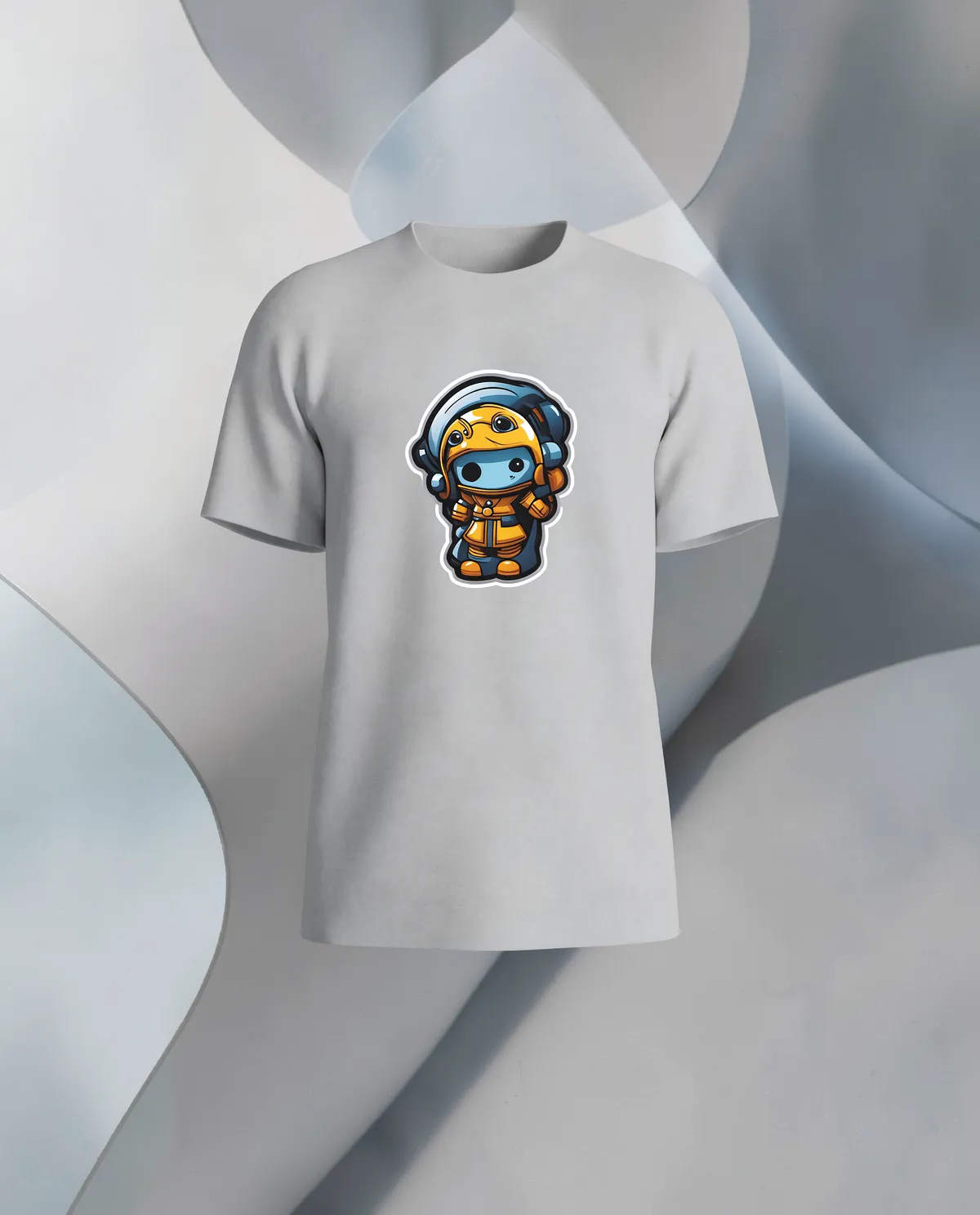 Grey Organic Cotton Unisex T-Shirt 59