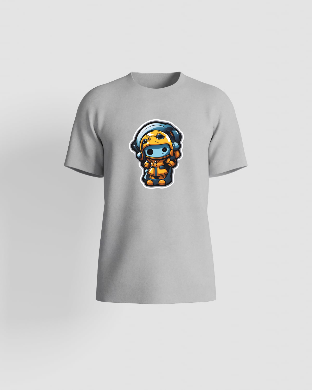 Grey Organic Cotton Unisex T-Shirt 59
