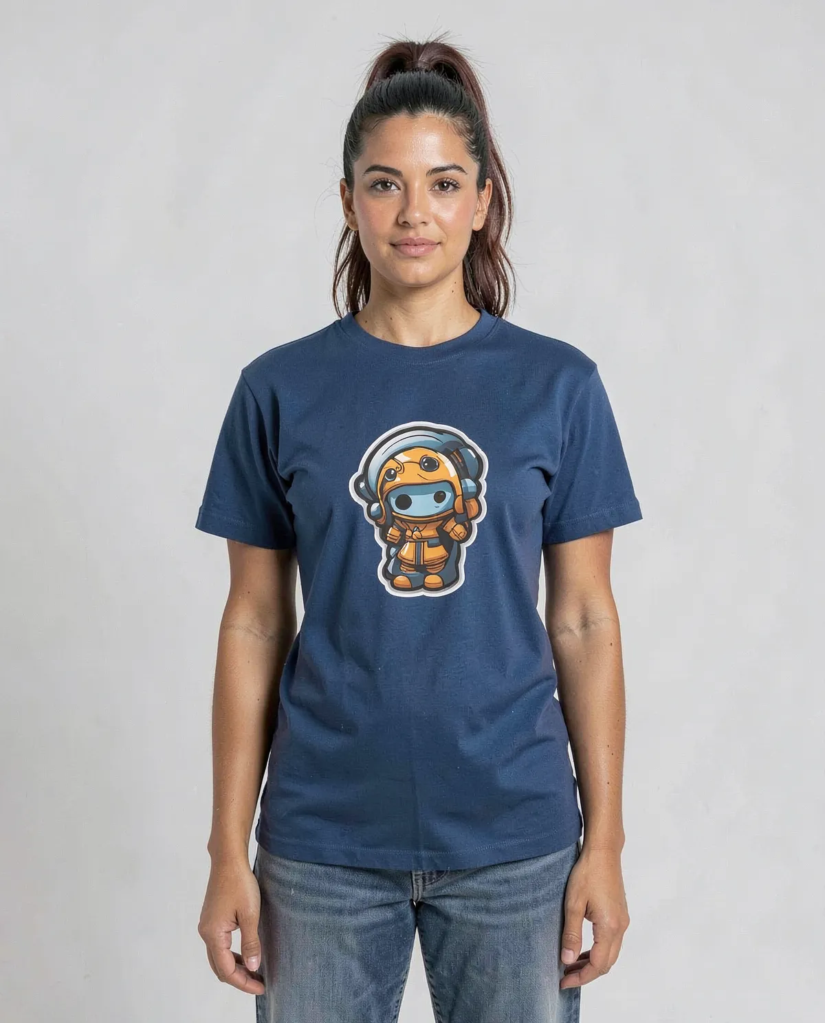 Deep Blue Organic Cotton T‑Shirt – Soft, Sustainable Comfort 0