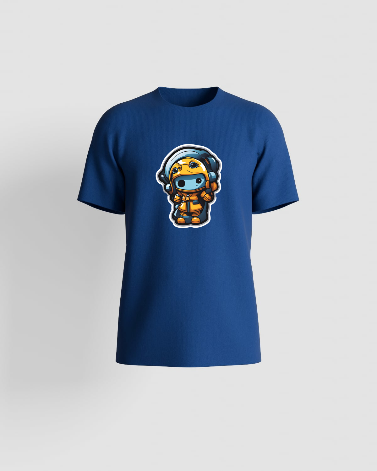 Deep Blue Organic Cotton T‑Shirt – Soft, Sustainable Comfort 59