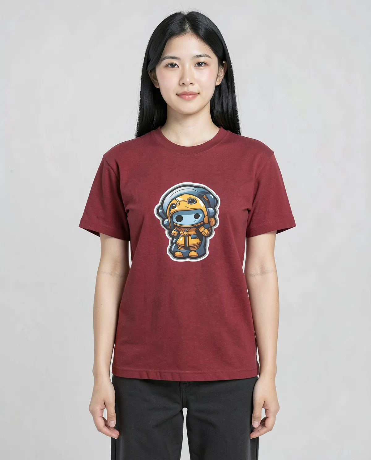 Red Organic T-Shirt – Modern Fit Crew Neck
