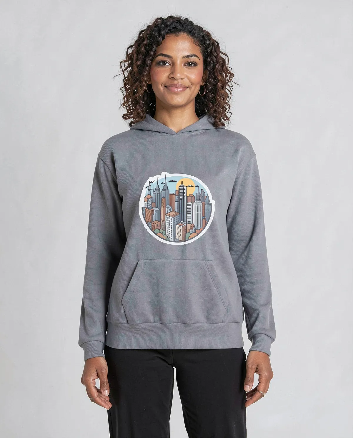 Grey Unisex Organic Cotton Sweatshirt 0