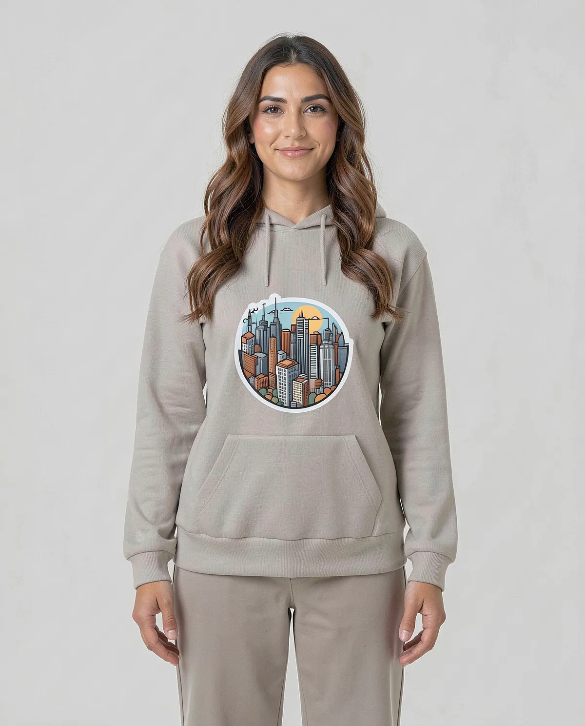 Cream Unisex Sweatshirt – Soft Organic Cotton Comfort 0