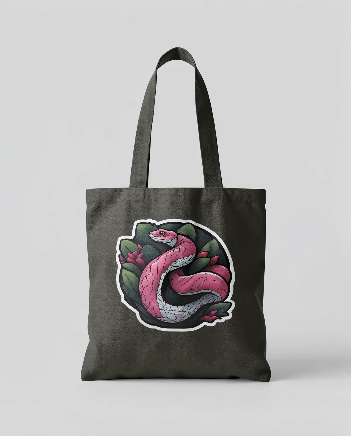 Print Ready Tote Bag Smooth Cotton Removable Label