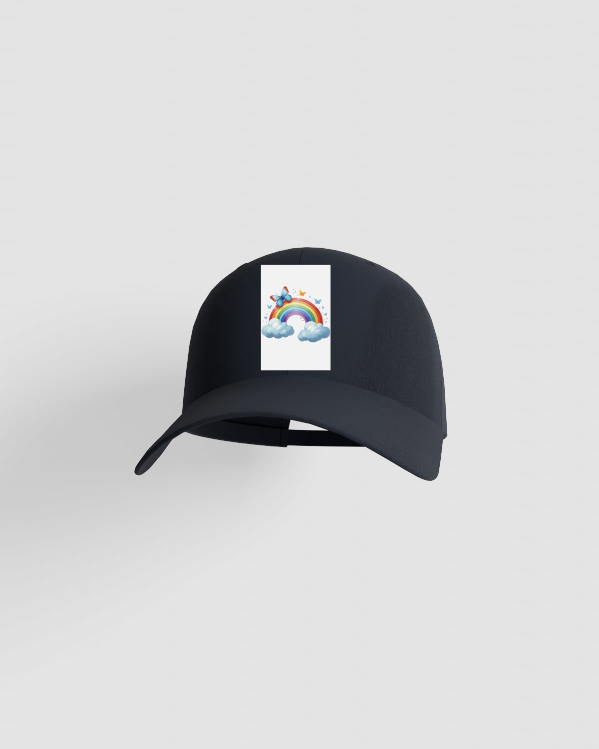 Navy Classic 5‑Panel Cotton Cap with Velcro 59