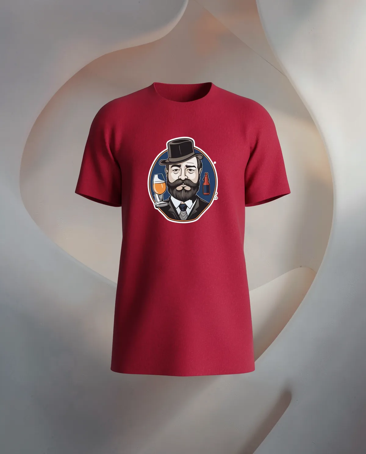 Red Organic T-Shirt – Modern Fit Crew Neck 59