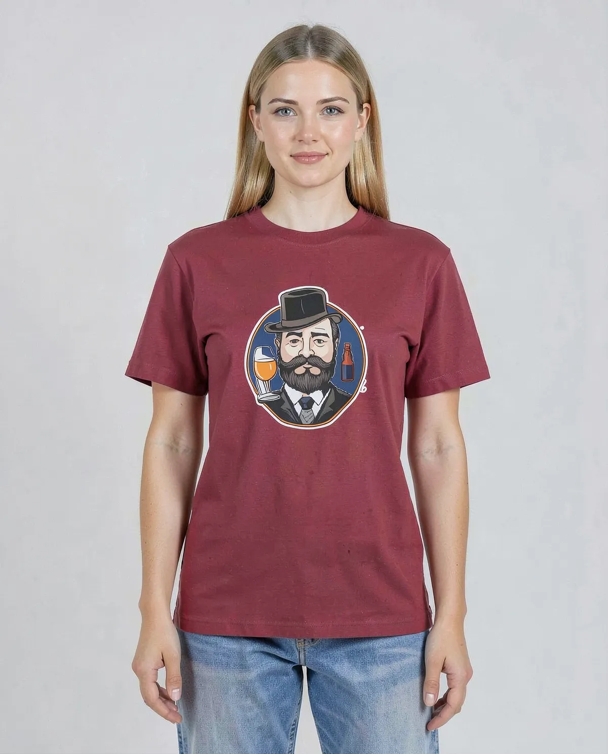 Red Organic T-Shirt – Modern Fit Crew Neck 0