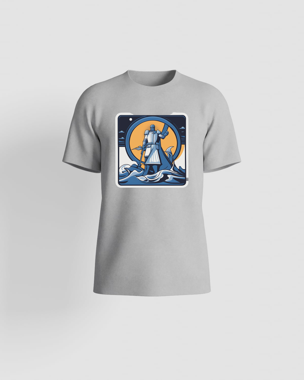 Grey Organic Cotton T‑Shirt, Modern Fit & Eco‑Friendly 59