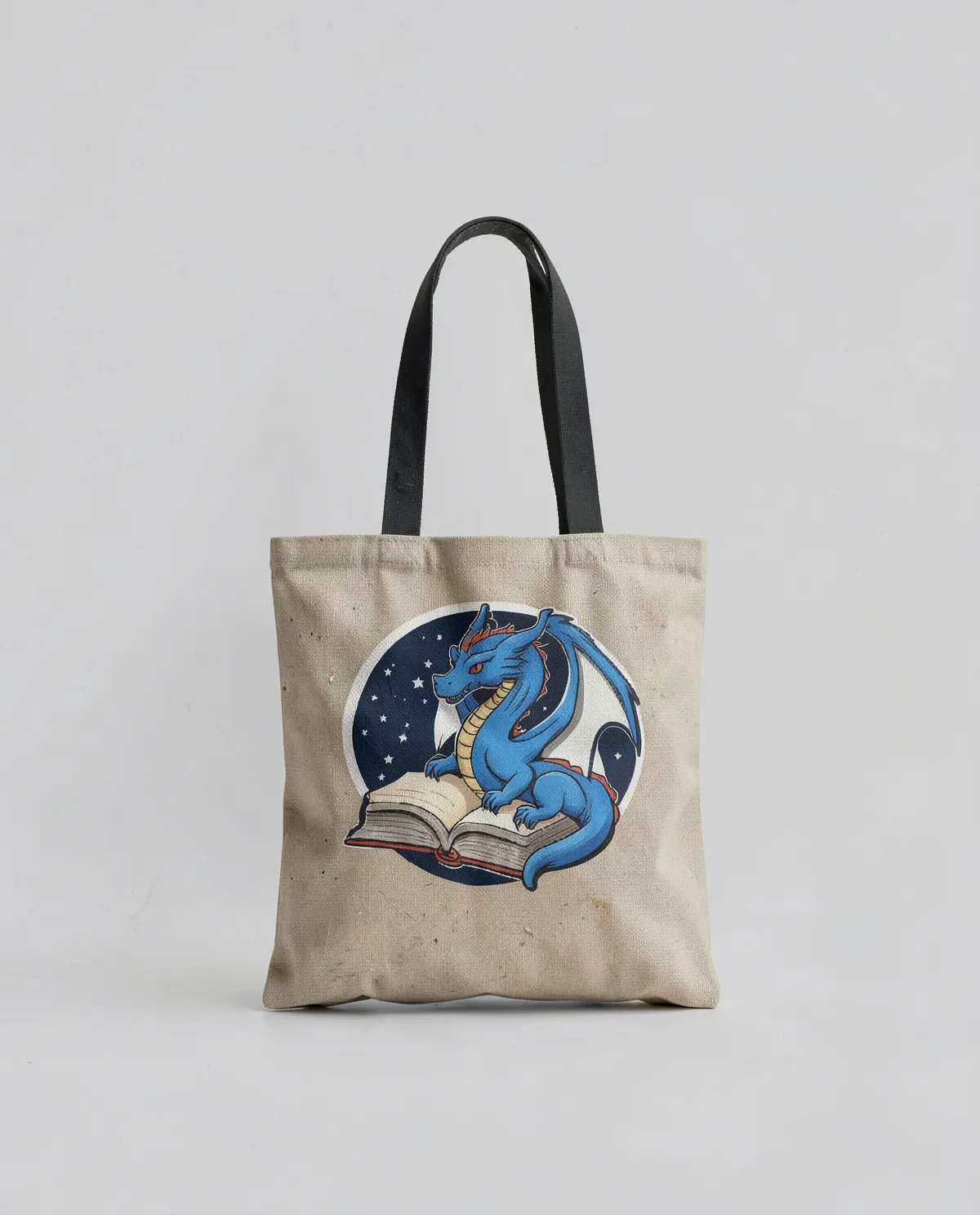 Smooth Surface Cotton Tote Bag with 67cm Handles 0