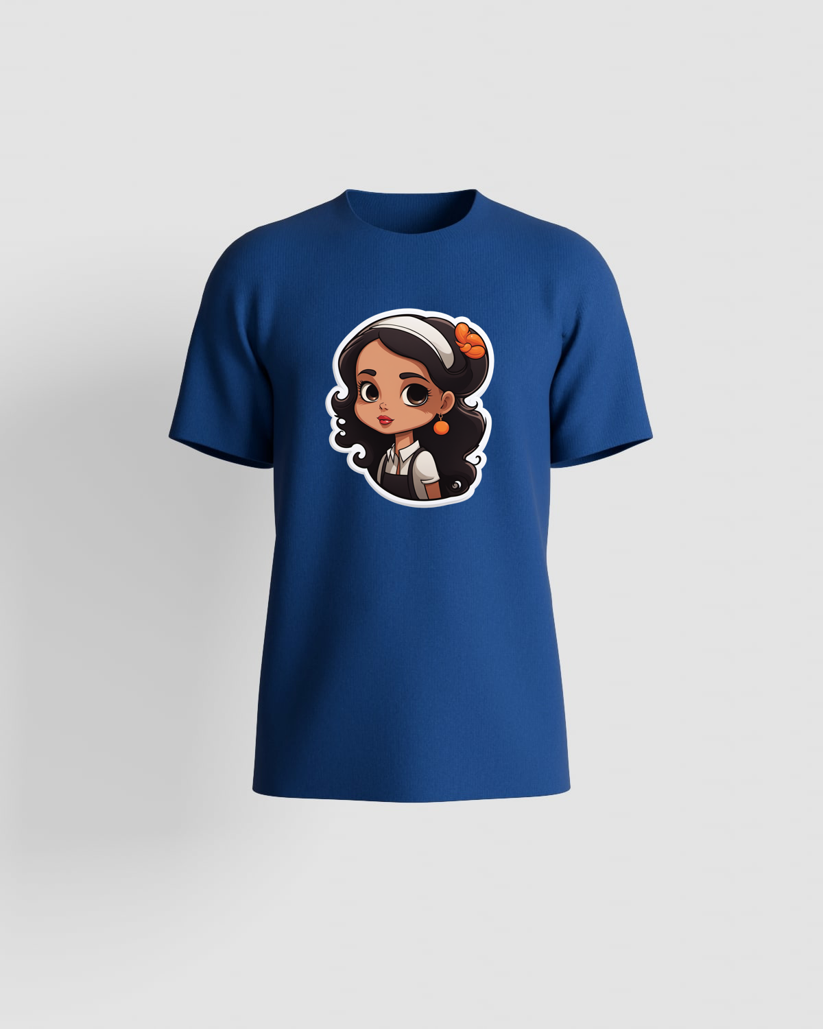 Blue Organic Cotton T-Shirt, Unisex, Modern Fit 59