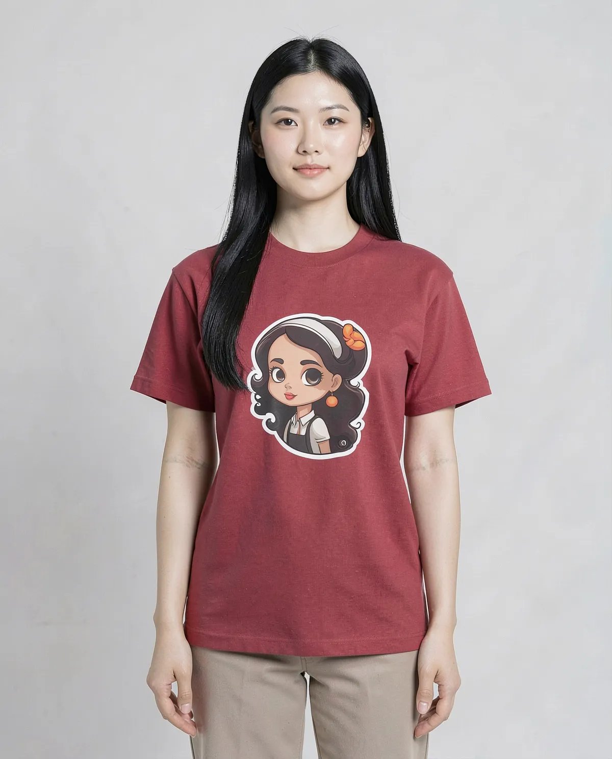 Red T-Shirt – 100% Organic Cotton, Modern Fit 0