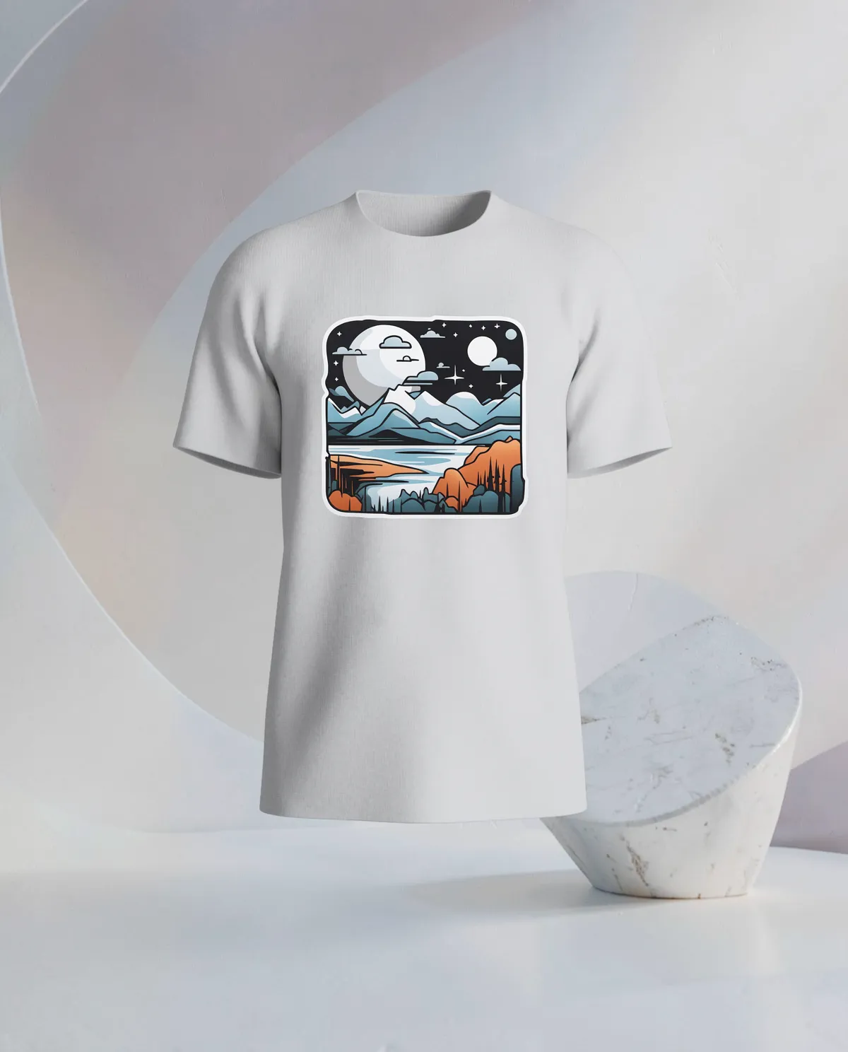 White Modern Fit Organic Cotton T-Shirt 59
