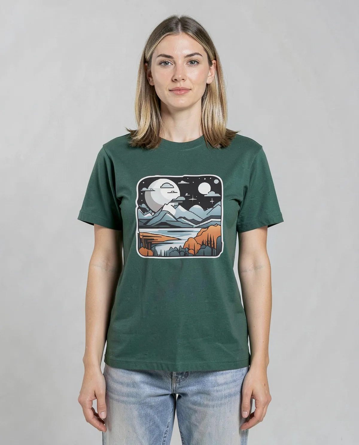 Green Organic Cotton T-Shirt – Soft, Sustainable Comfort 0