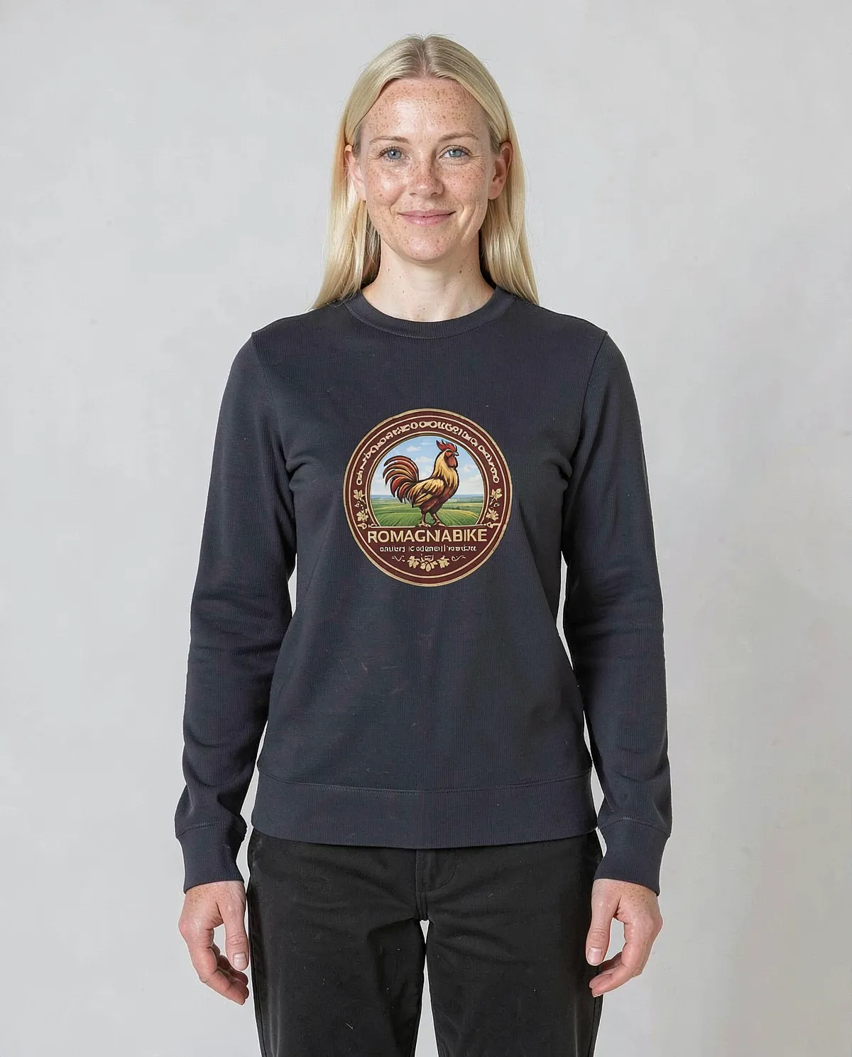 Nero 100% Cotone Unisex Felpe – Durevole e Adatta alla Stampa