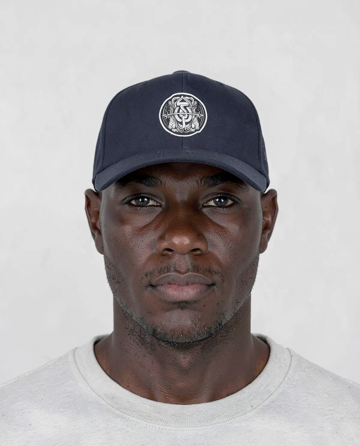 Navy Cap with Adjustable Velcro Closure 0