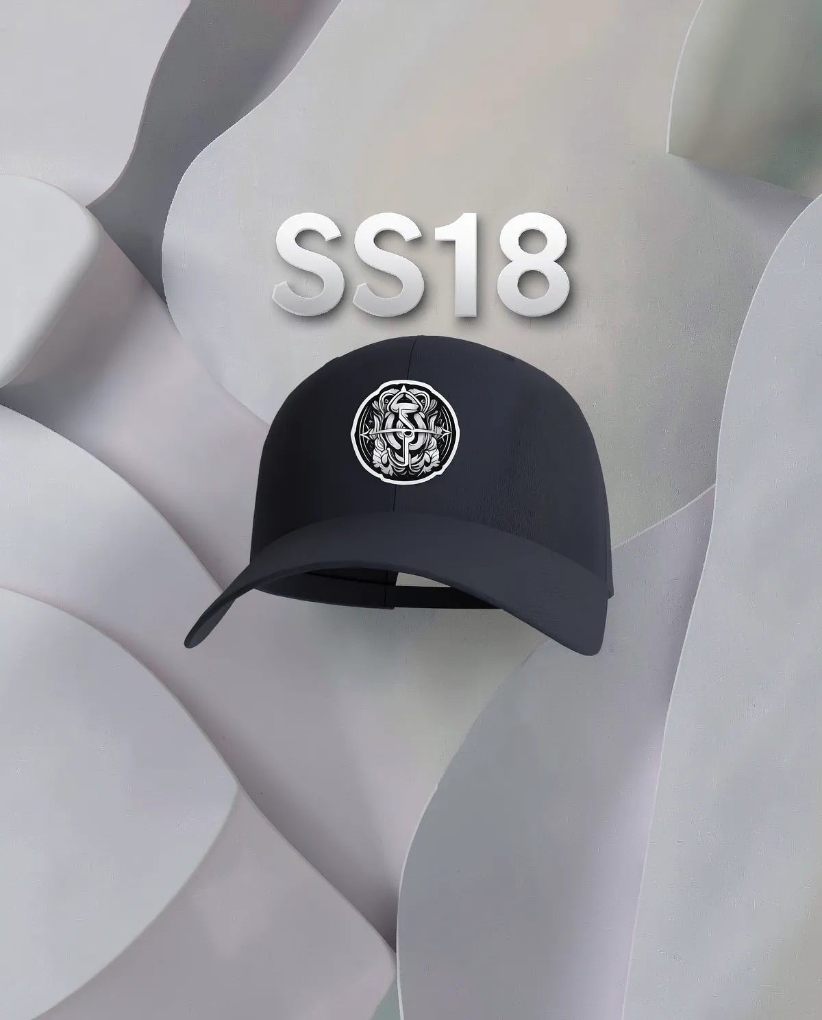 Navy Cap with Adjustable Velcro Closure 59