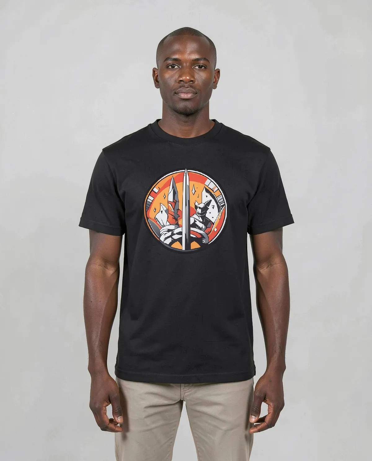 Black Organic Cotton Unisex T‑Shirt – Modern Fit 0