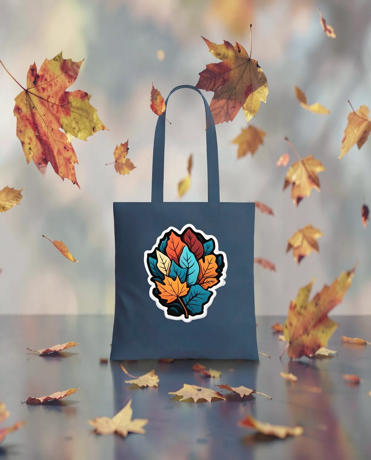 Cotton Tote Bag with Long Handles and Customizable Print Surface 59