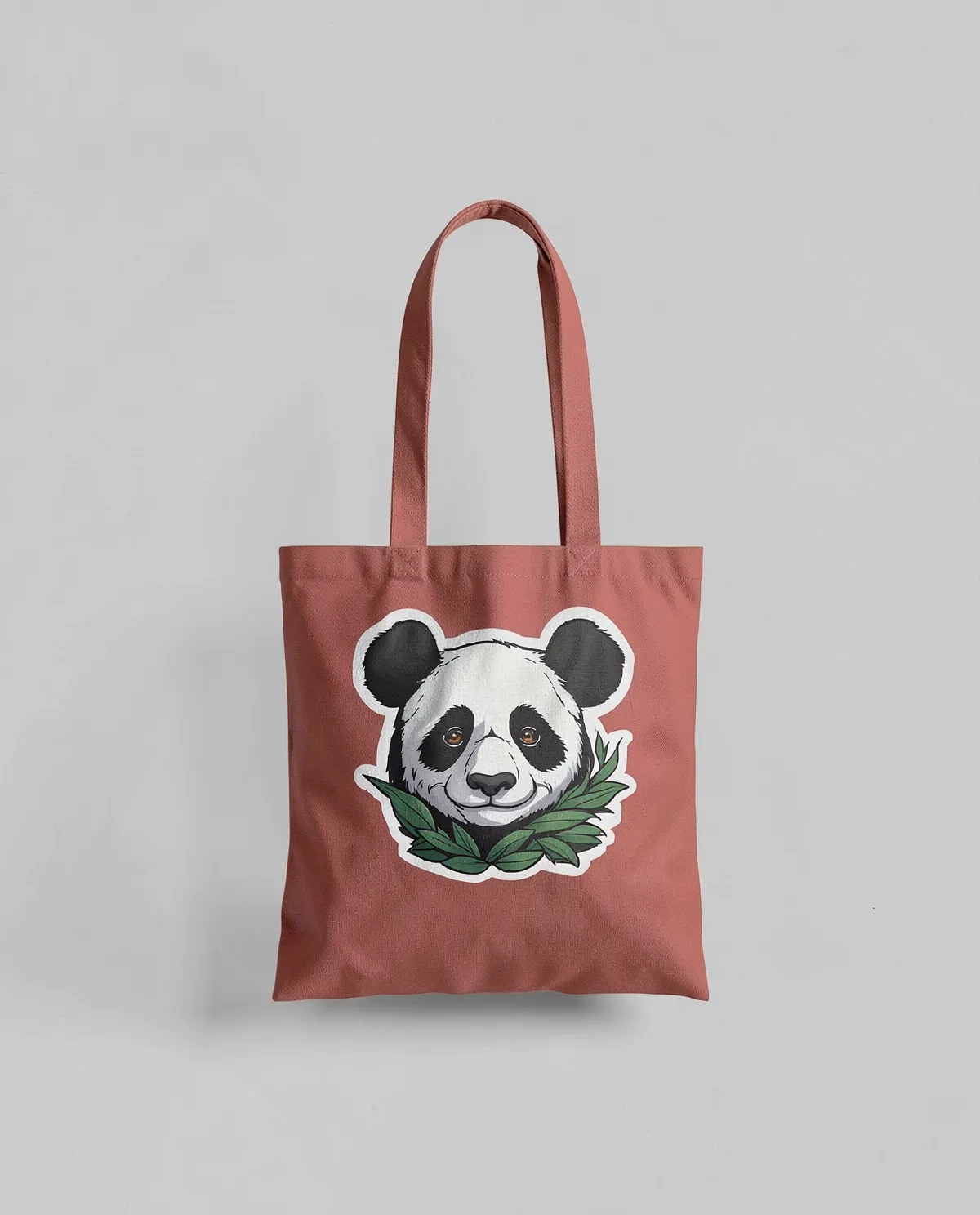 Durable cotton tote bag with smooth print surface
