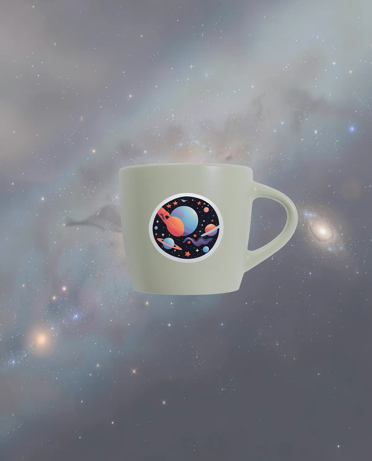 Tazza bianca con esterno opaco e interno lucido 59