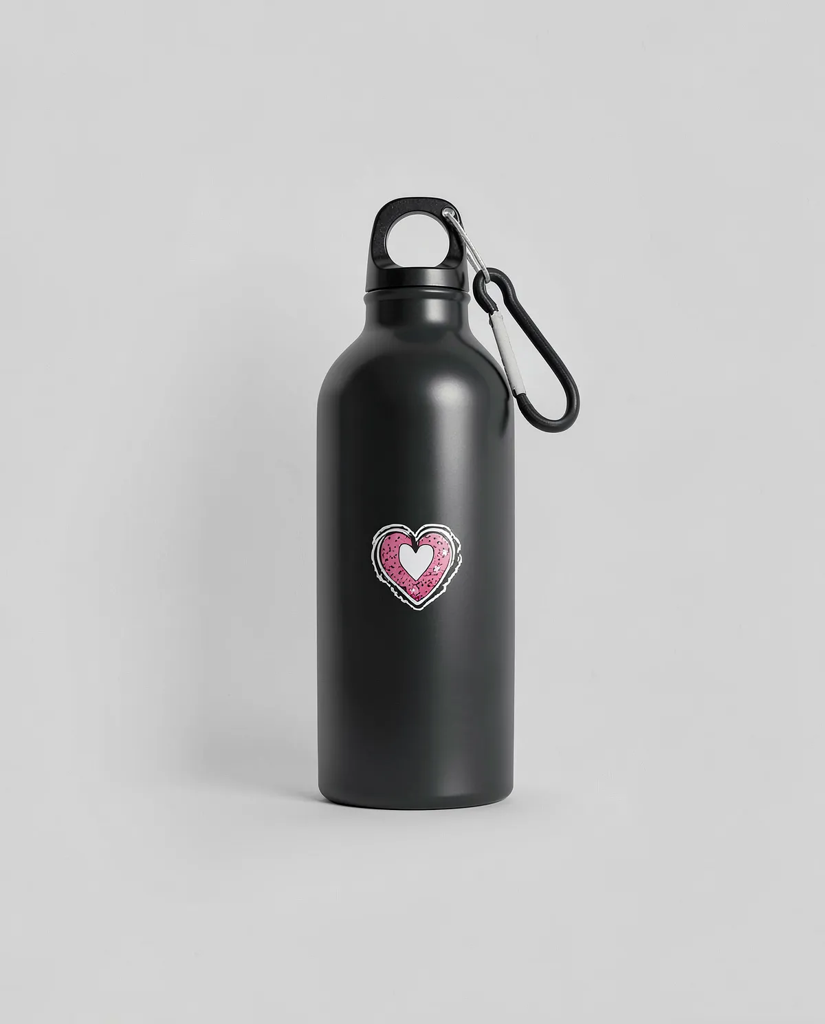 Eco-Friendly Recycled Aluminum Water Bottle with Carabiner 0
