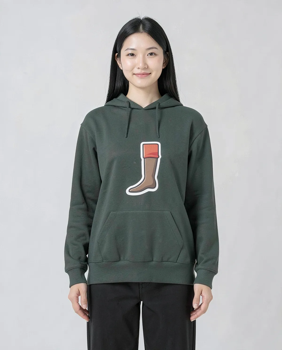 Green Organic Cotton Sweatshirt Eco‑Friendly Comfort 0