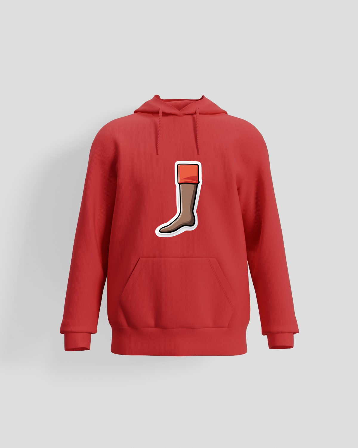 Red Organic Cotton Sweatshirt – Soft & Sustainable Comfort 59