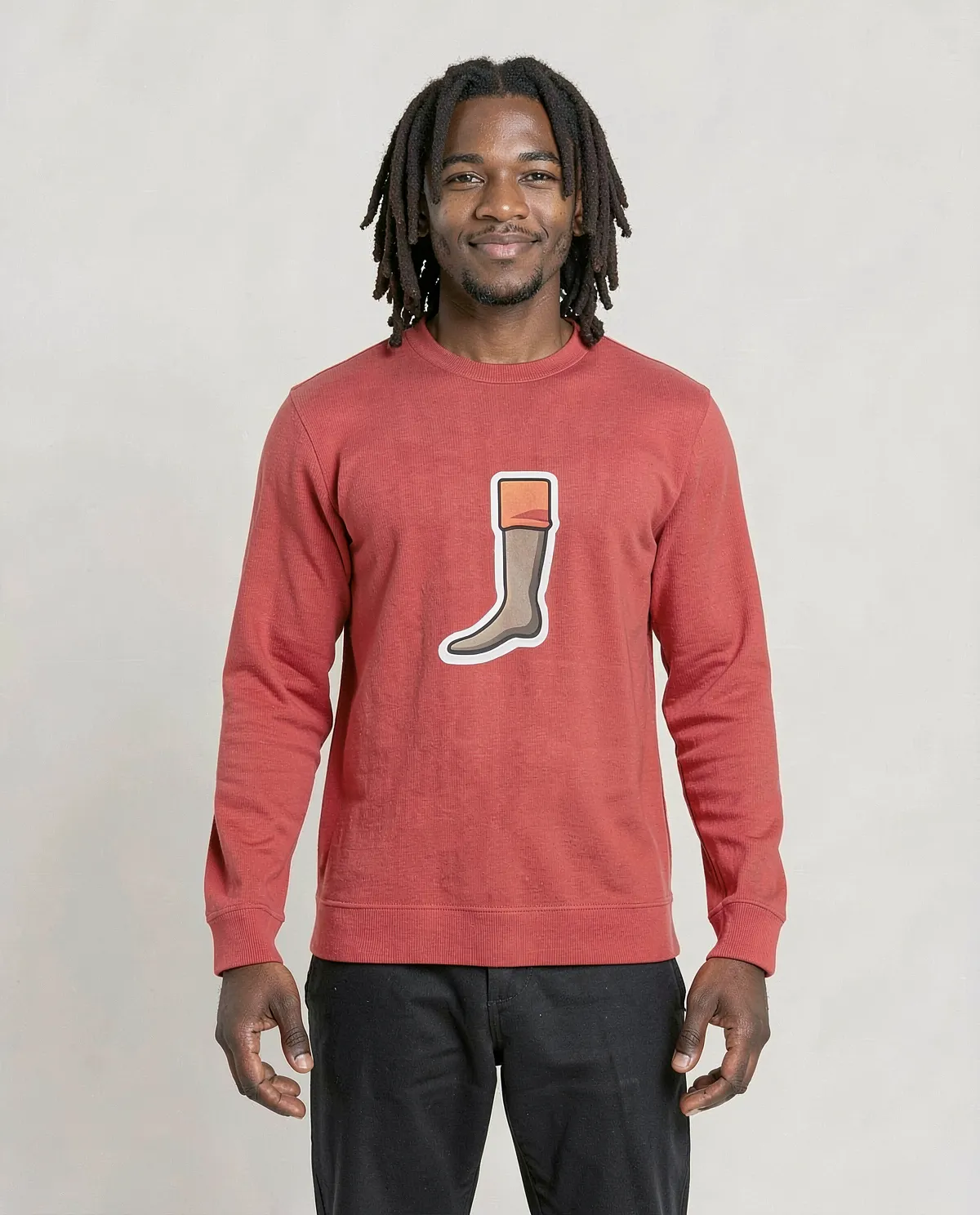 Red Unisex Organic Cotton Sweatshirt – Soft Eco‑Friendly Comfort 59