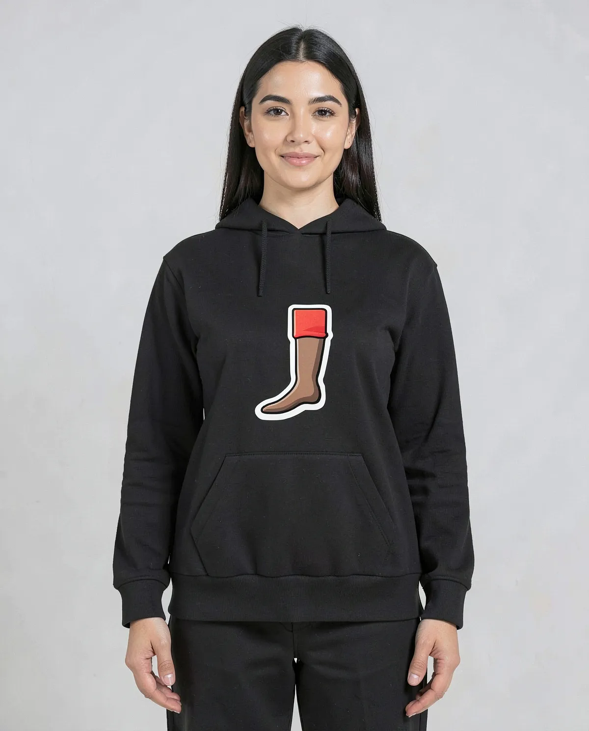 Black Unisex Organic Cotton Sweatshirt – Soft, Eco‑Friendly Comfort