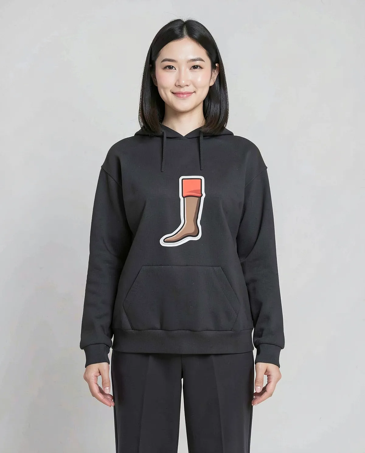 Black Unisex Organic Cotton Sweatshirt – Soft, Eco‑Friendly Comfort 59