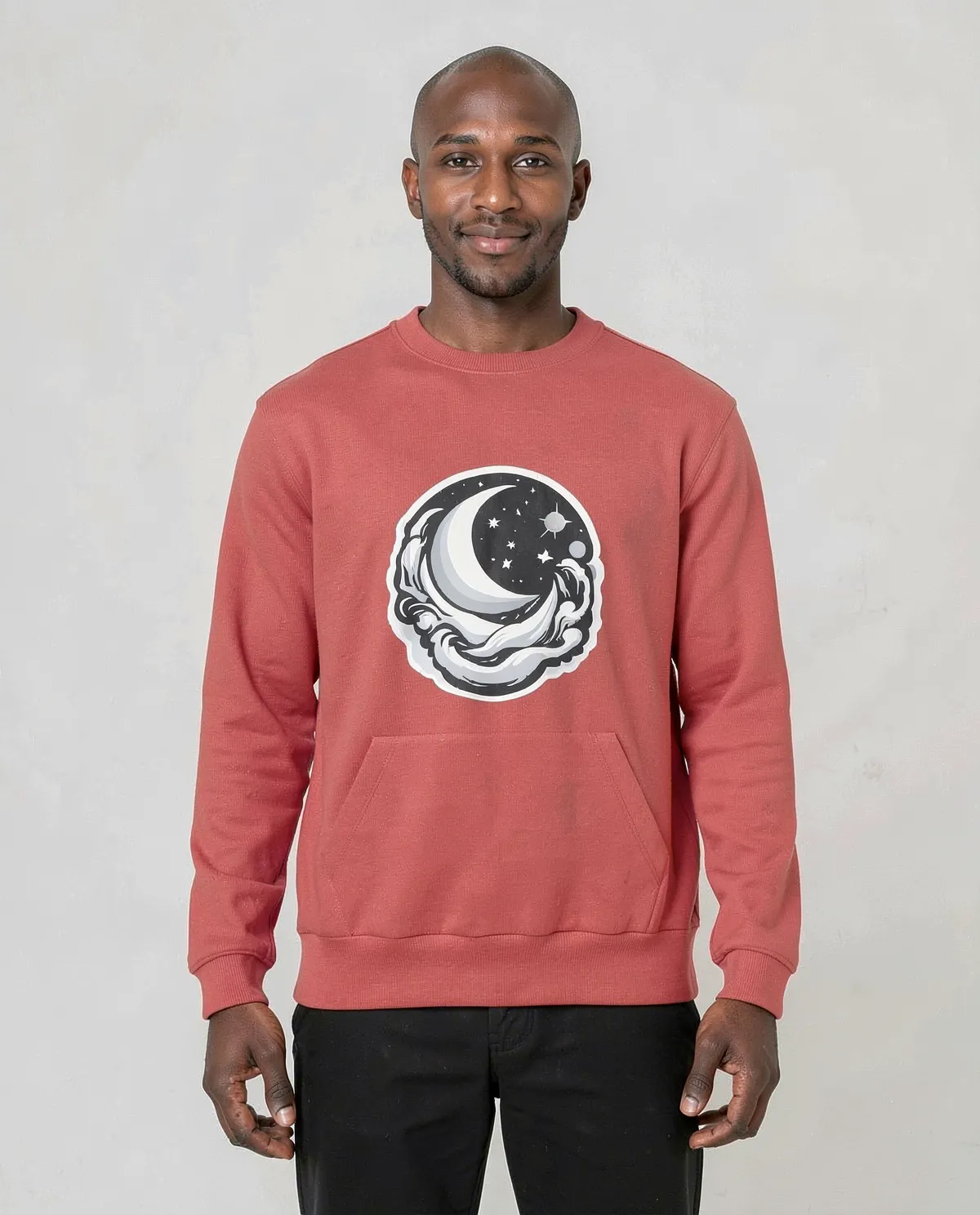 Red Organic Cotton Sweatshirt – Soft Comfort & Eco Style 0