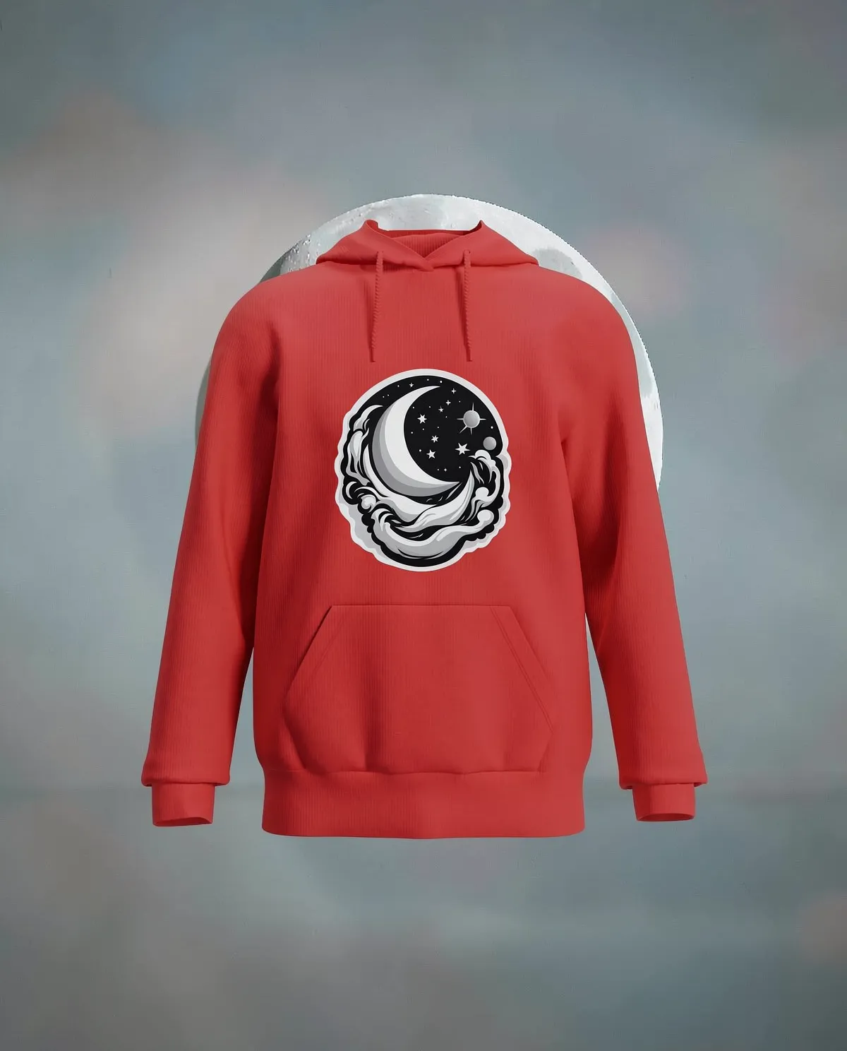 Red Organic Cotton Sweatshirt – Soft Comfort & Eco Style 59