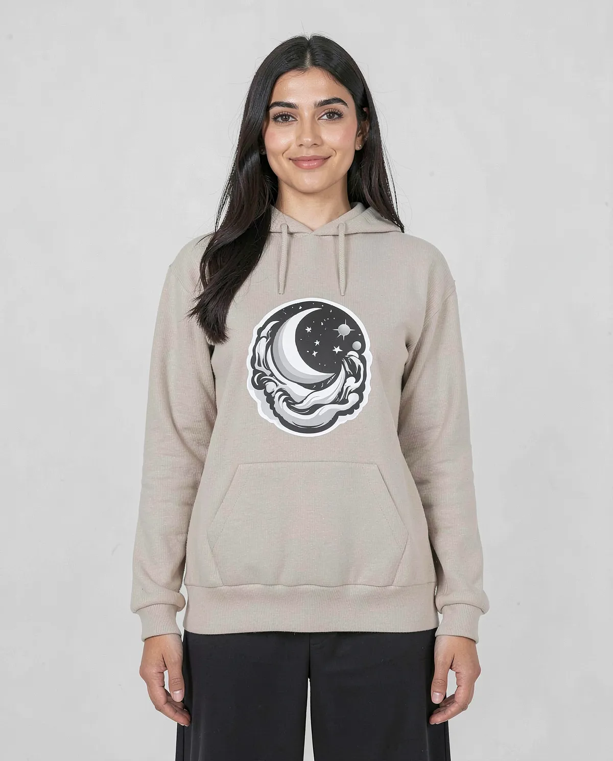 Cream Unisex Sweatshirt – Soft Organic Cotton Comfort 0