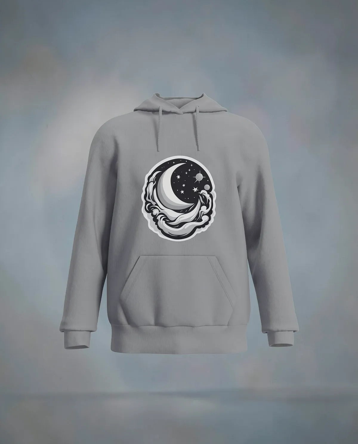 Grey Unisex Cotton Sweatshirt – Durable Print‑Ready Comfort 59