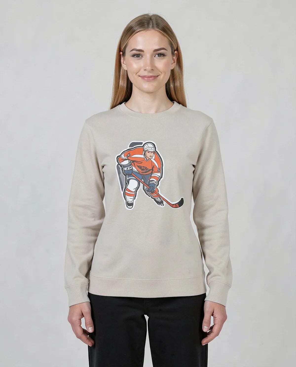 Cream Unisex Sweatshirt, Soft Organic Cotton Comfort 0