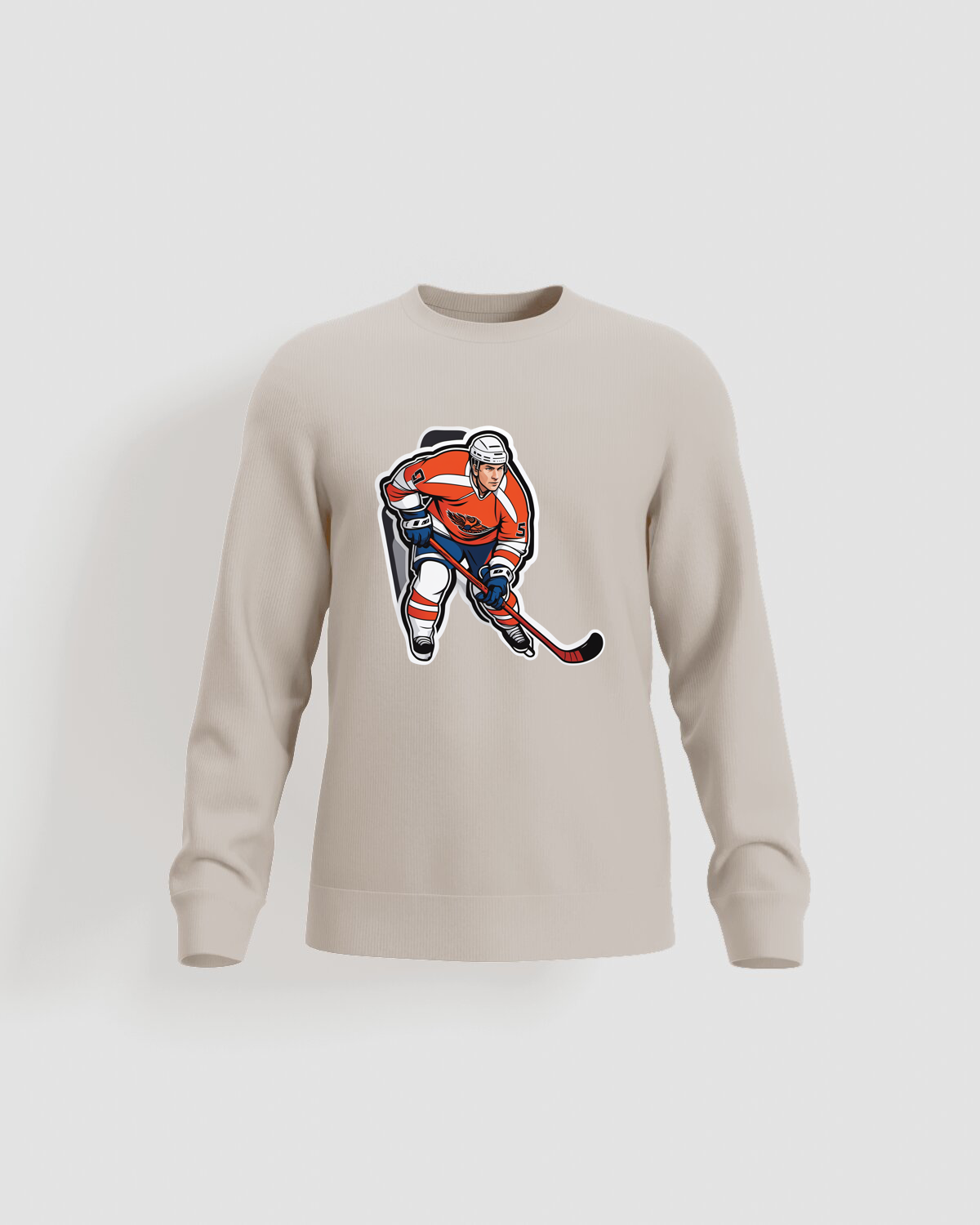 Cream Unisex Sweatshirt, Soft Organic Cotton Comfort 59