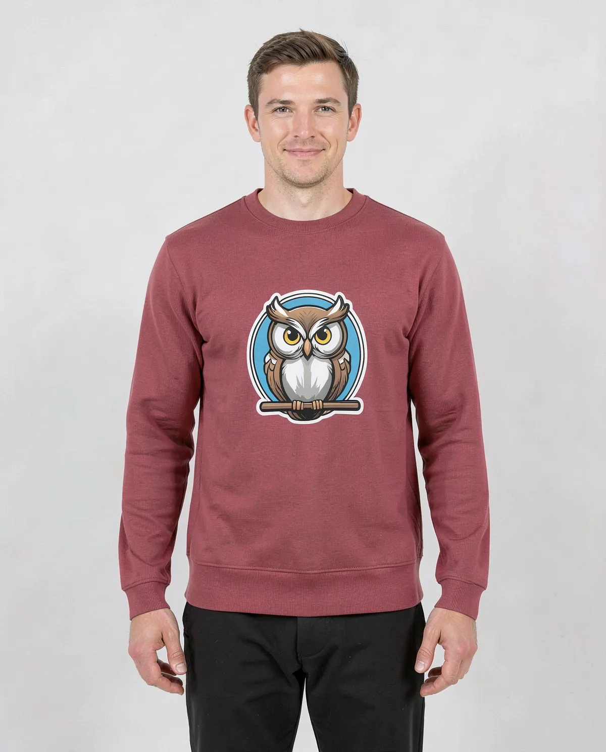 Red Unisex Sweatshirt – Eco‑Friendly Cotton Comfort 0