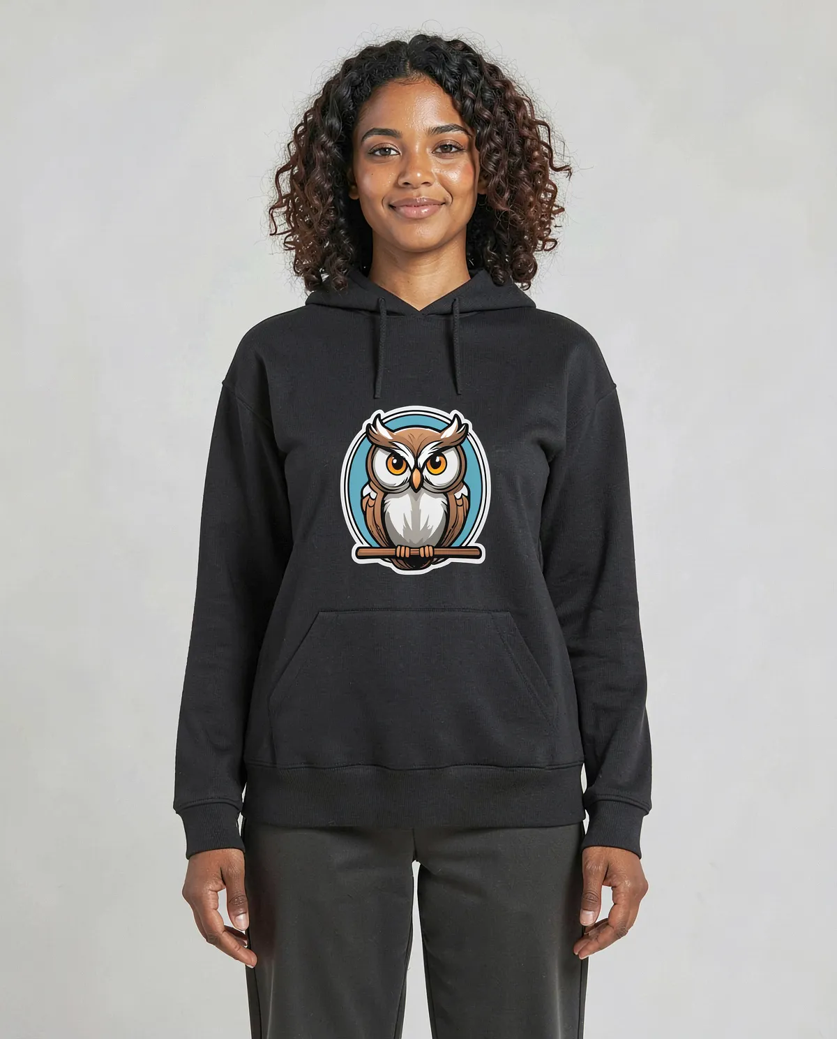 Black Unisex Sweatshirt – Soft Organic Cotton 0
