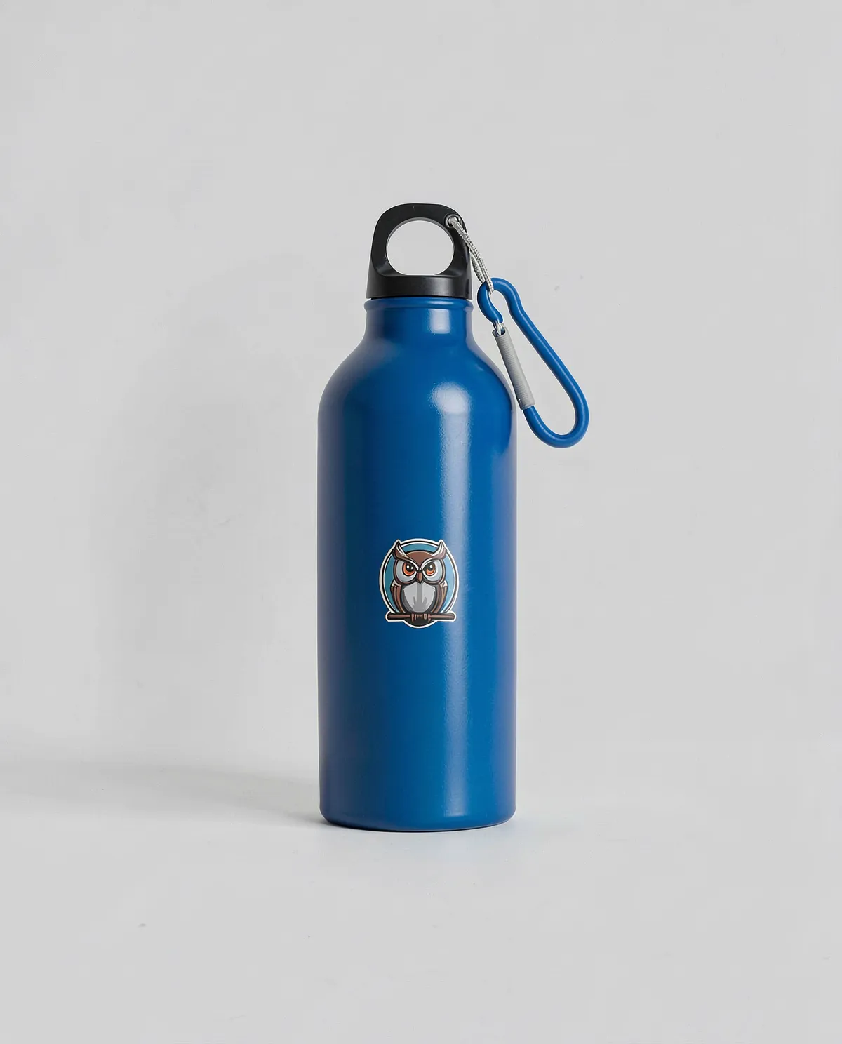 Eco-Friendly Aluminum Water Bottle with Metal Carabiner 0